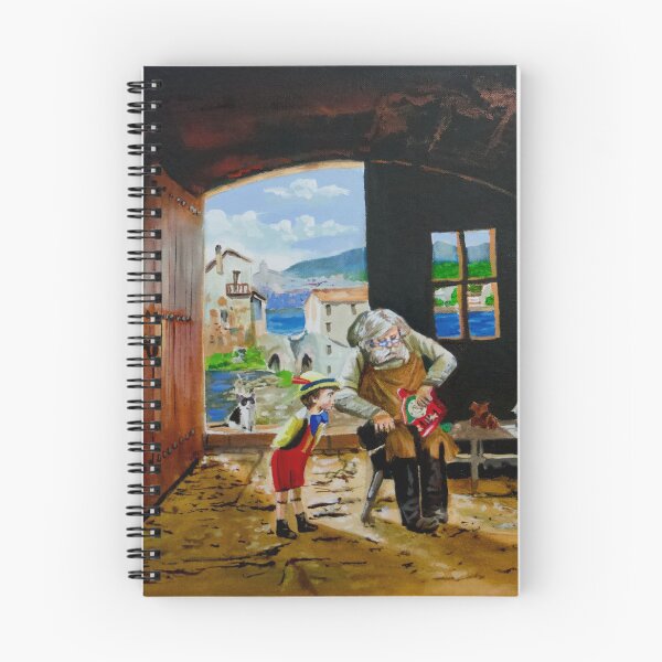 Item preview, Pinocchio and Geppetto designed and sold by GORDON BRUCE ART.