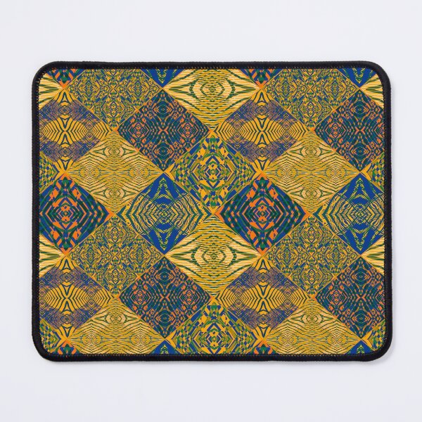 Item preview, Yellow Abstract Tribal Ethnic African Inspired Textile Art Pattern designed and sold by BlackArt Cafe.