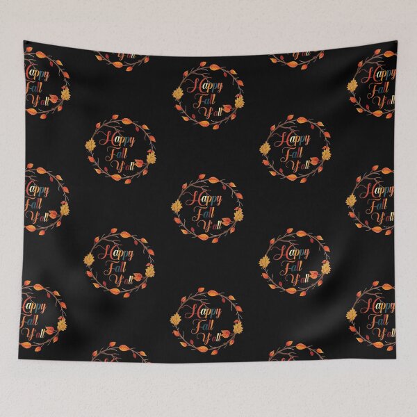 Item preview, Happy Fall Y'all designed and sold by Mellow Doodle Co..