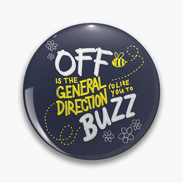 Item preview, Buzz Off Funny Introvert Bee Hand Lettered designed and sold by Huhnerdieb Apparel.