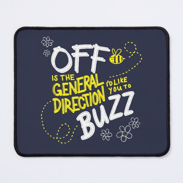 Item preview, Buzz Off Funny Introvert Bee Hand Lettered designed and sold by Huhnerdieb Apparel.