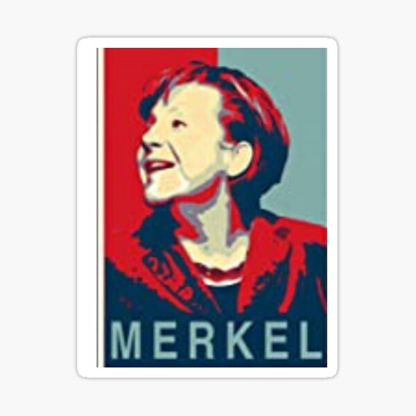 Angela Merkel - Angela Merkel Hemd| Perfektes Geschenk Sticker