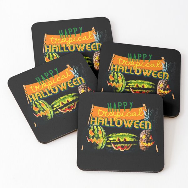 Item preview, Happy tropical halloween designed and sold by Afire Designs.