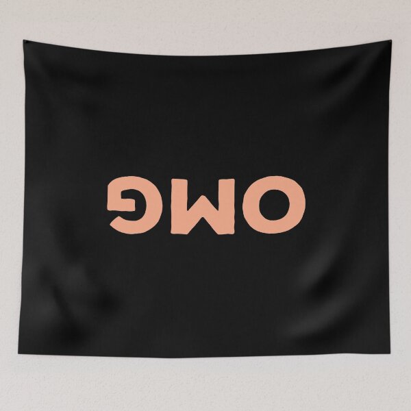 Item preview, Backwards letters OMG designed and sold by ciaobebo.