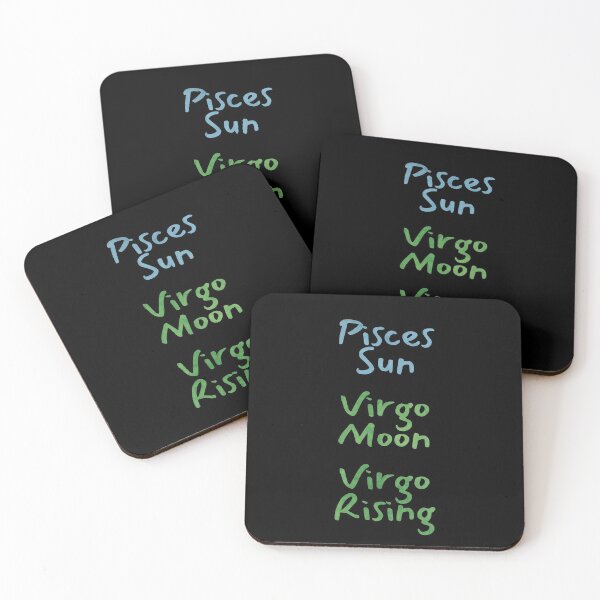 Item preview, Pisces Sun Virgo Moon Virgo Rising Text designed and sold by leomooncreates.