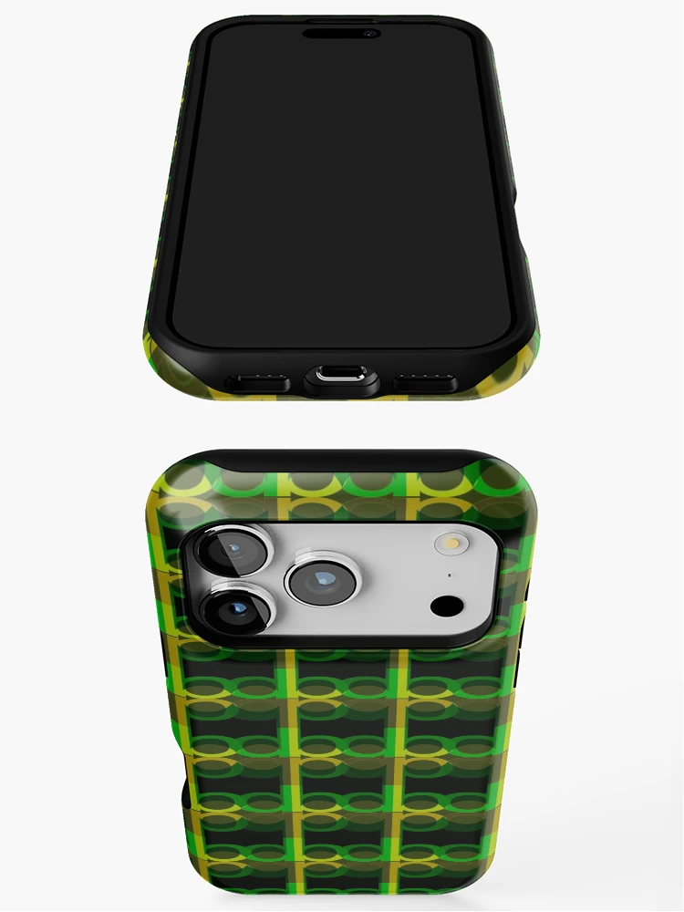 Thumbnail 3 of 4, iPhone Case, Geometric Patterns Using Small Letter b Design 2 designed and sold by ClassyPatterns.