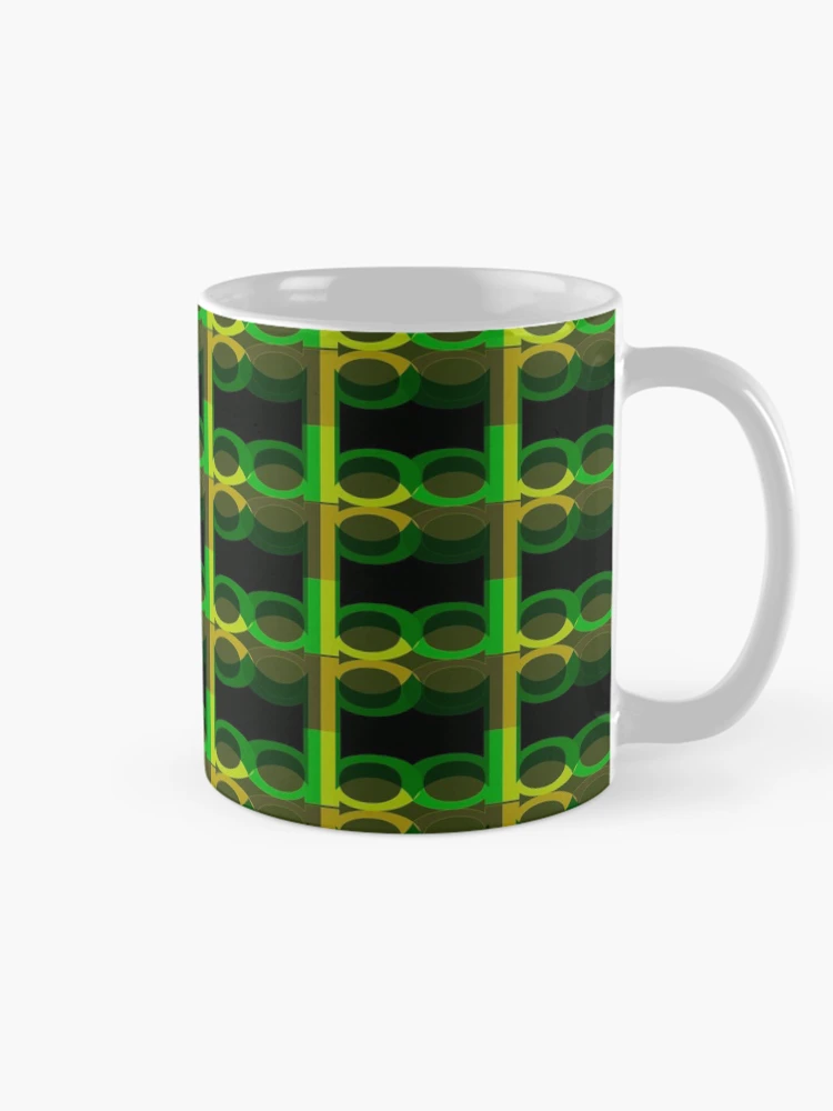 Thumbnail 3 of 6, Coffee Mug, Geometric Patterns Using Small Letter b Design 2 designed and sold by ClassyPatterns.