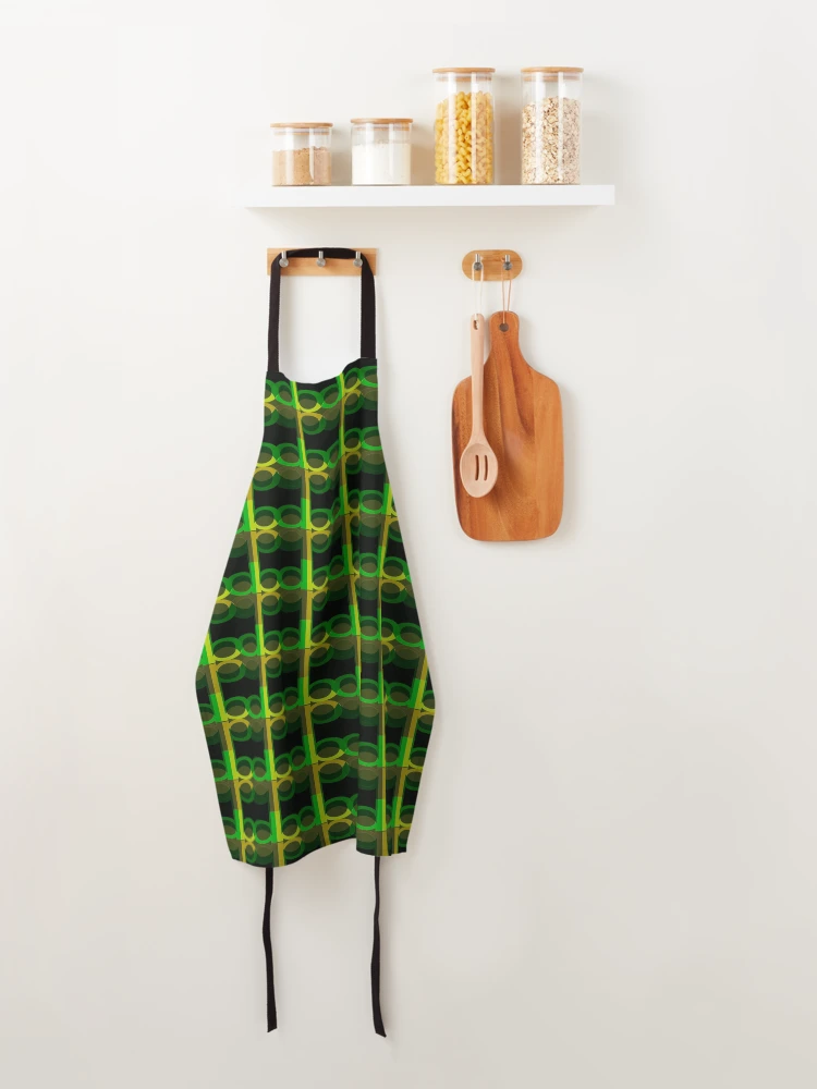 Thumbnail 4 of 6, Apron, Geometric Patterns Using Small Letter b Design 2 designed and sold by ClassyPatterns.