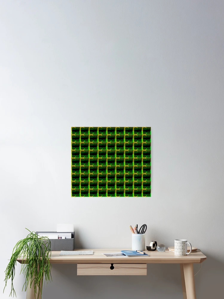 Thumbnail 2 of 3, Poster, Geometric Patterns Using Small Letter b Design 2 designed and sold by ClassyPatterns.