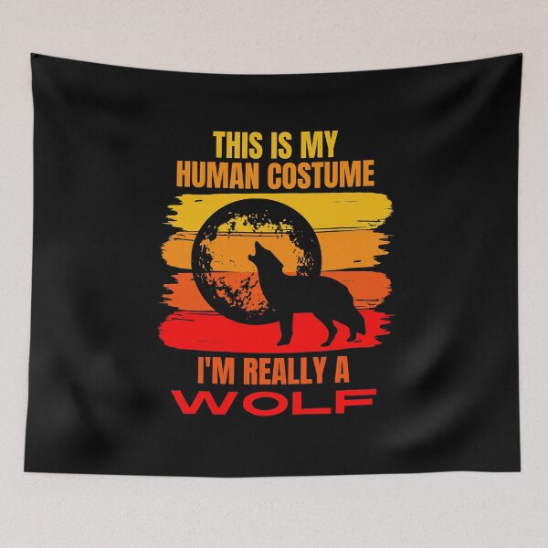 Item preview, This is my Human Costume, I'm Really a Wolf designed and sold by ACC .