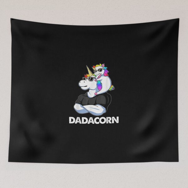 Item preview, Dadacorn Unicorn Dad and Baby Christmas Papaunglasses designed and sold by JacekshiAmra.