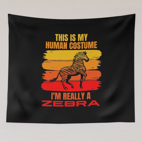 Item preview, This is my Human Costume, I'm Really a Zebra designed and sold by ACC .