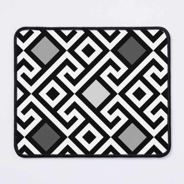 Item preview, Preppy Black and White Greek Key Pattern designed and sold by IamTrending.