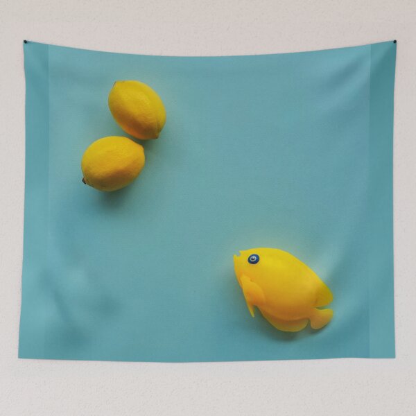Item preview, Three yellow angel fish designed and sold by orangerinka.