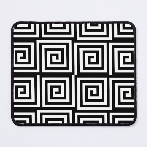 Item preview, Preppy Modern Abstract Black And White Greek Key Pattern designed and sold by IamTrending.
