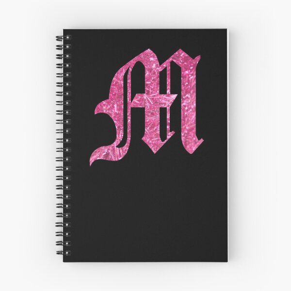 Item preview, The Letter M - Capital Pink Glitter Gothic designed and sold by TheLykosApparel.