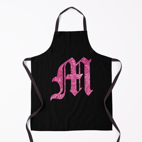 Item preview, The Letter M - Capital Pink Glitter Gothic designed and sold by TheLykosApparel.