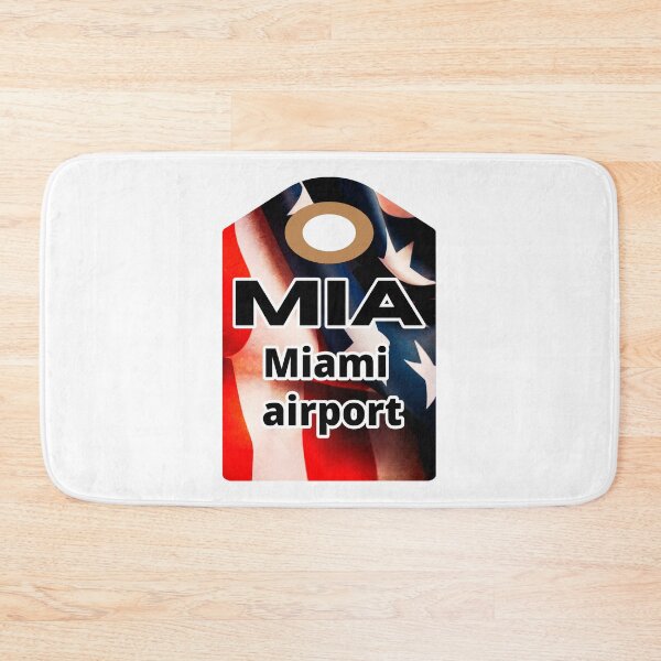 Item preview, MIA airport,Miami city luggage tag  designed and sold by erozzz.
