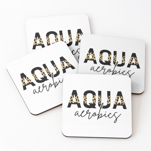Item preview, Aqua aerobics cheetah print typography | Water Aerobics | Gifts for Aqua aerobics lover designed and sold by Violet Treasures.