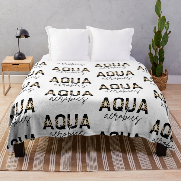 Item preview, Aqua aerobics cheetah print typography | Water Aerobics | Gifts for Aqua aerobics lover designed and sold by Violet Treasures.