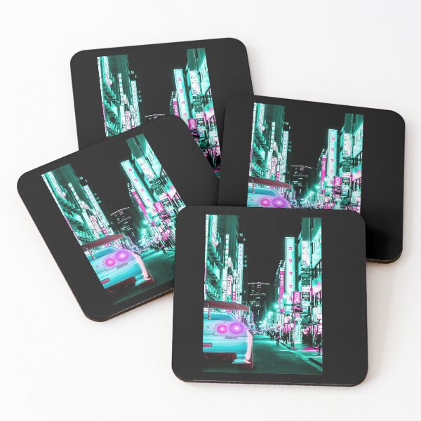 Item preview, Tokyo Neon Car Retro Synthwave designed and sold by Jeff Creative.