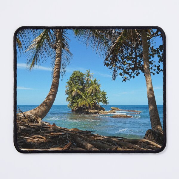 Item preview, Coconut trees and a lush tropical islet designed and sold by Seaphotoart.