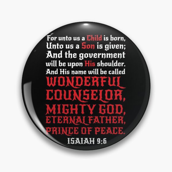 Item preview, Isaiah 9:6 designed and sold by plushism.