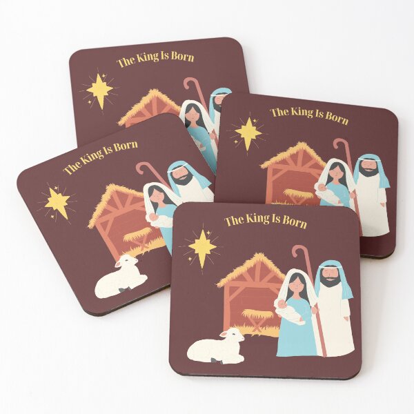 Item preview, The King Is Born Christmas, Nativity designed and sold by NomadMessenger.
