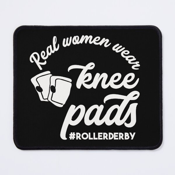 Item preview, Real woman wear knee pads designed and sold by pnkpopcorn.