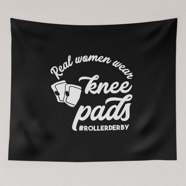 Item preview, Real woman wear knee pads designed and sold by pnkpopcorn.