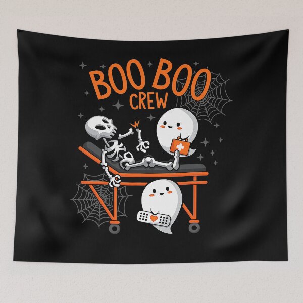 Item preview, Boo Boo Crew Ghost Doctor Paramedic EMT Nurse Halloween designed and sold by BinneyKassidy.