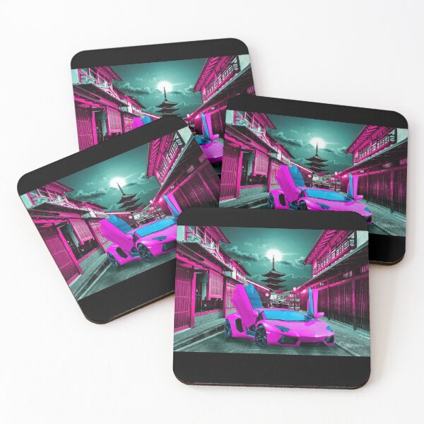 Item preview, Tokyo Neon Car Retro Synthwave designed and sold by Jeff Creative.