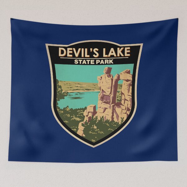 Item preview, Devil's Lake State Park Wisconsin Devils Doorway Badge designed and sold by KrisSidDesigns.