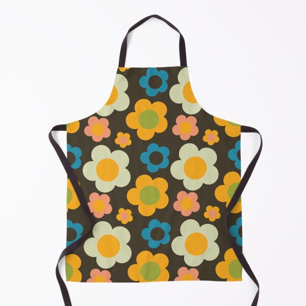 Item preview, bold retro floral brown designed and sold by susycosta.