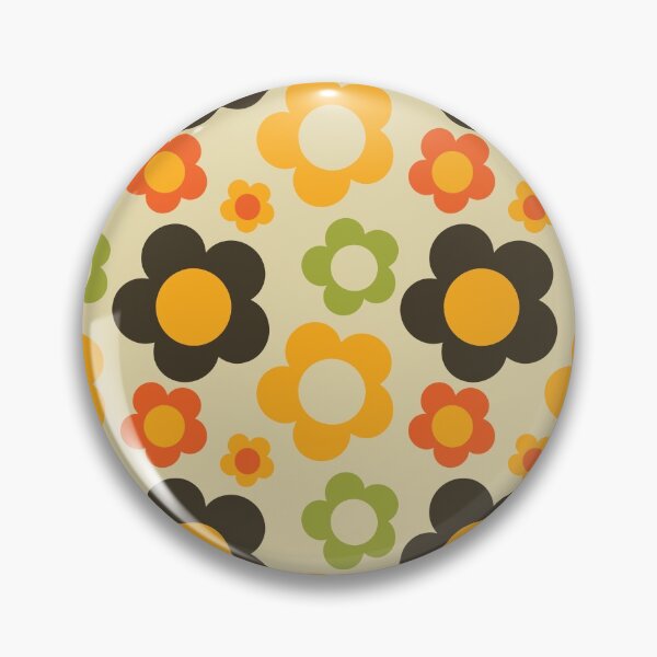 Item preview, bold retro floral Ivory designed and sold by susycosta.