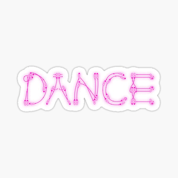 Dance. Sticker
