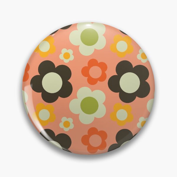Item preview, bold retro floral pink designed and sold by susycosta.