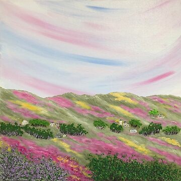 Artwork thumbnail, Among the Flower Fields by Debra Bossert