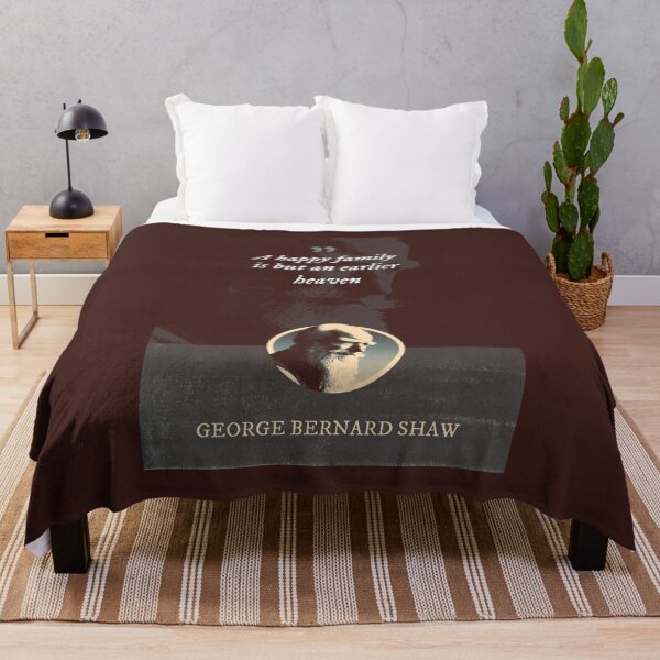 Item preview, George Bernard Shaw - A happy family is but an earlier heaven designed and sold by Syahrasi.