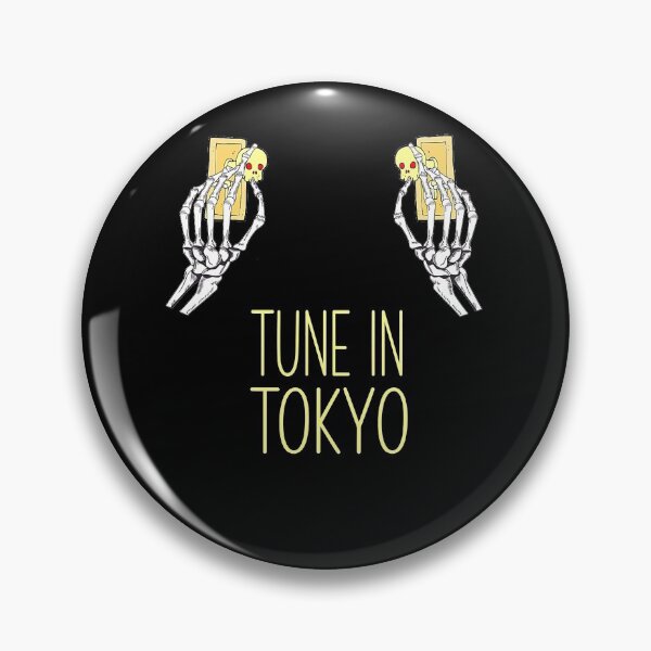 Item preview, Funny Halloween Tune In Tokyo Skeleton Hands  designed and sold by BinneyKassidy.