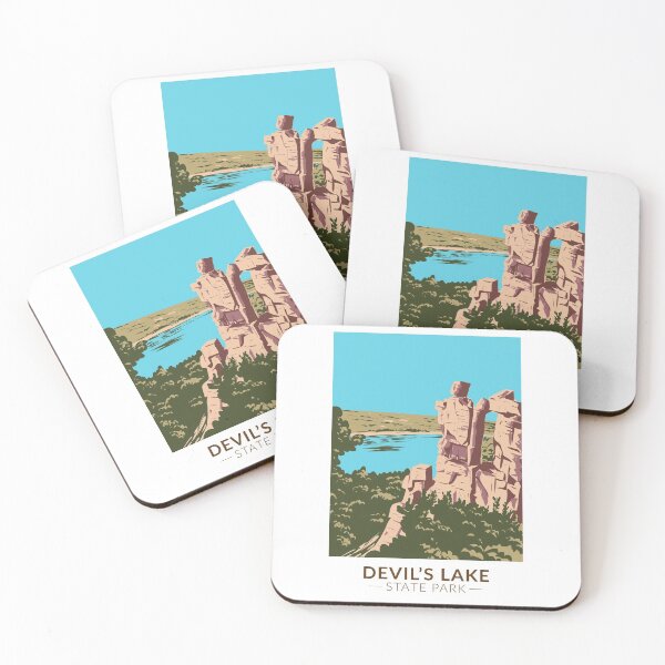 Item preview, Devil's Lake State Park Wisconsin Devils Doorway Vintage designed and sold by KrisSidDesigns.