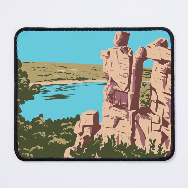 Item preview, Devil's Lake State Park Wisconsin Devils Doorway Vintage designed and sold by KrisSidDesigns.