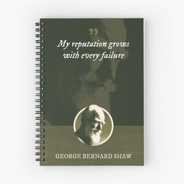 Item preview, George Bernard Shaw - My reputation grows with every failure designed and sold by Syahrasi.