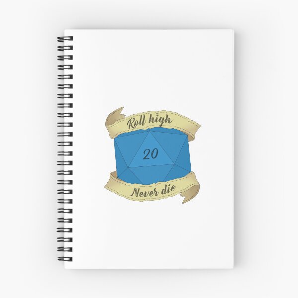 Item preview, Roll High, Never Die designed and sold by DiceUponaTime.