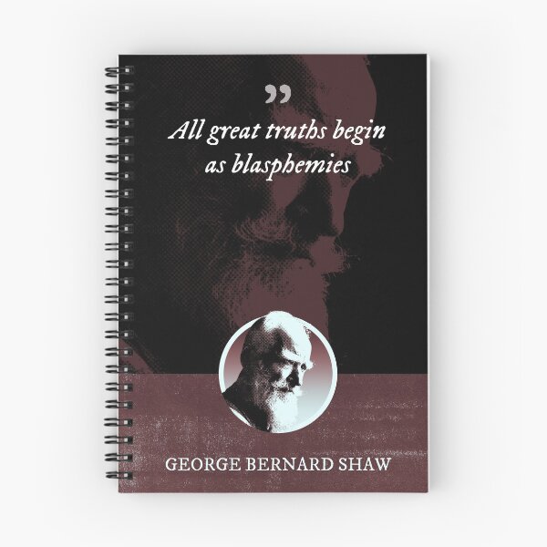 Item preview, George Bernard Shaw - All great truths begin as blasphemies designed and sold by Syahrasi.