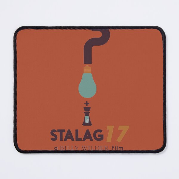 Item preview, Stalag 17, Billy Wilder minimal movie poster, war film, classic hollywood masterpiece, german wwII, nazi, cinema designed and sold by Spallutos.