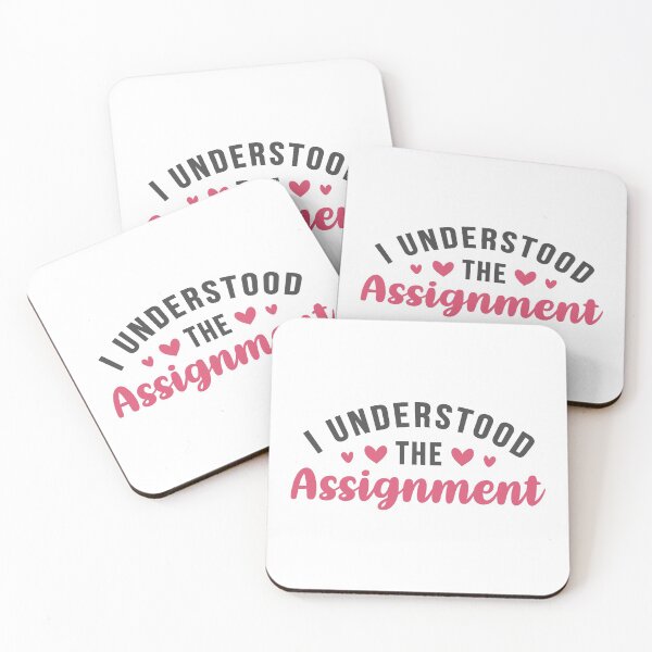 Item preview, I Understood The Assignment Pink designed and sold by ClaudiaGrosso.