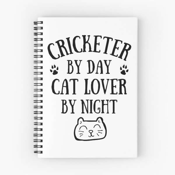 Item preview, Cricketer by day. Cat lover by night designed and sold by TheGreenGoat.