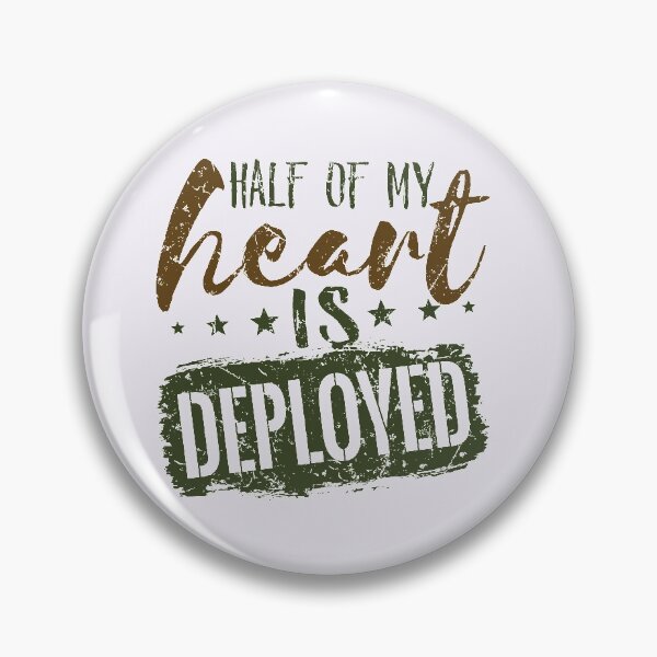 Item preview, Half of My Heart is Deployed Military Wife Spouse designed and sold by jaygo.