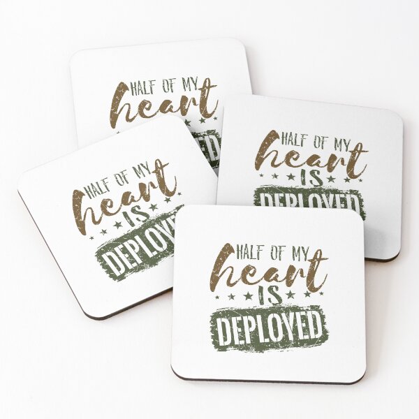 Item preview, Half of My Heart is Deployed Military Wife Spouse designed and sold by jaygo.